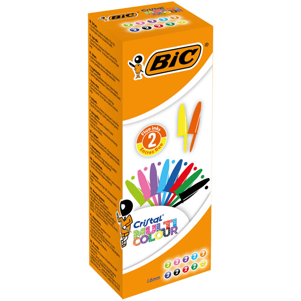 BiC® Cristal® Multicolour Ballpoint Pens