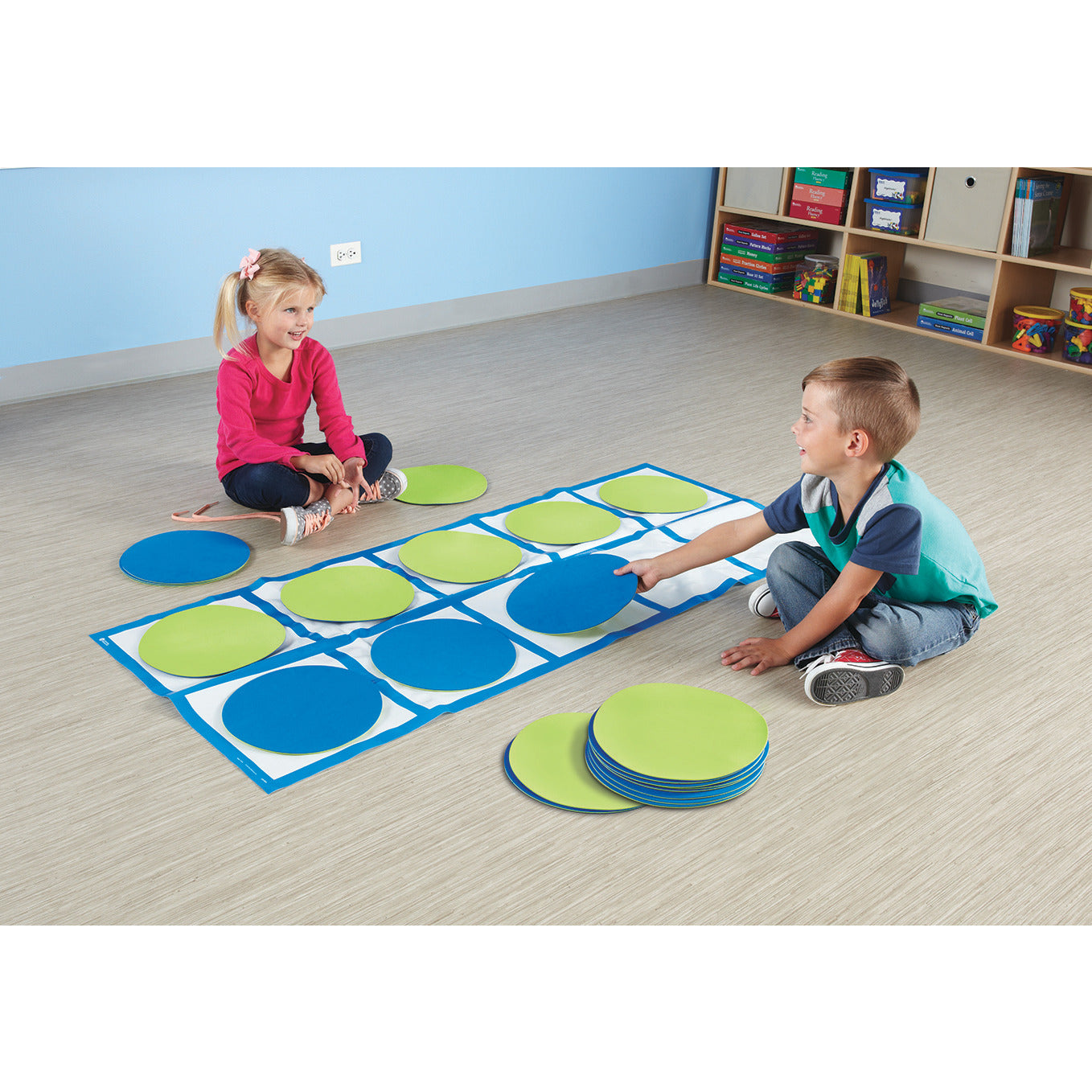 Learning Resources Ten-Frame Floor Mat Activity Set