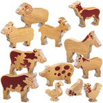 Wooden Farm Animals