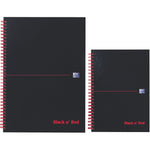 Black 'N' Red A5 Laminated Hardback Notebook