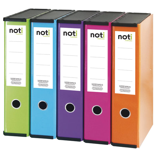 Smartbuy Coloured Foolscap Box Files with Lids