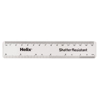 Helix® White 15cm Metric/Imperial Ruler