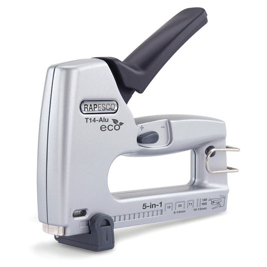 Rapesco® Eco T14-Alu 5-in-1 Gun Tacker