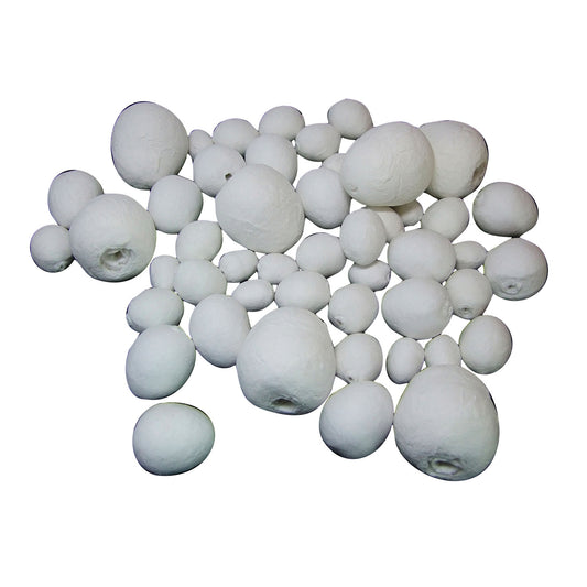 Spun Paper Egg Shapes