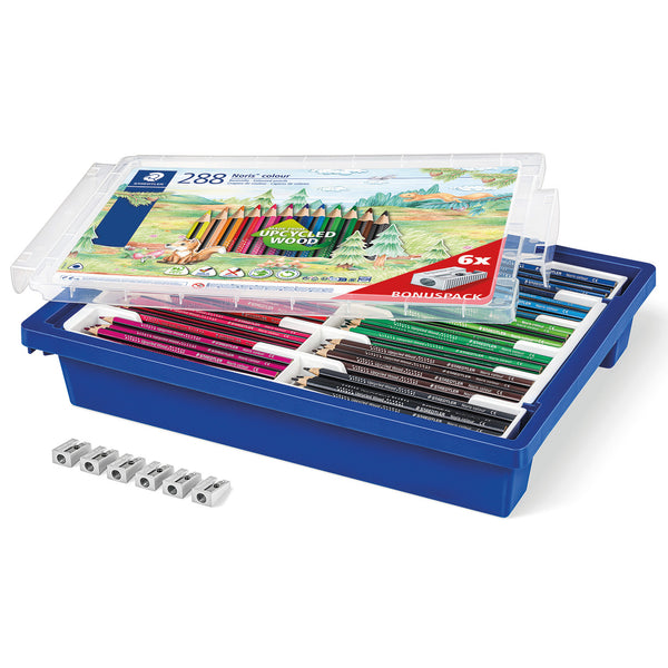 STAEDTLER® Noris Triangular Coloured Pencils Class Packs