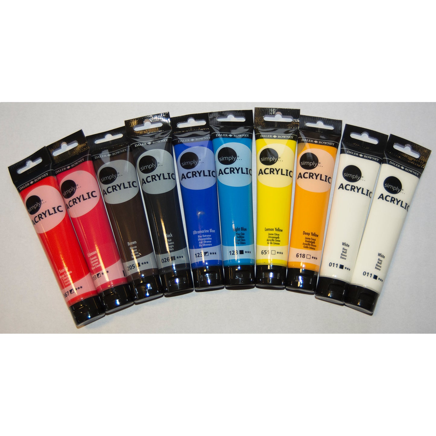 Daler-Rowney Simply Acrylic 75ml Mixing Pack