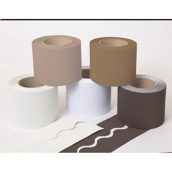 Naturals Corrugated Paper Border Rolls