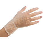 Clear Powdered Vinyl Gloves