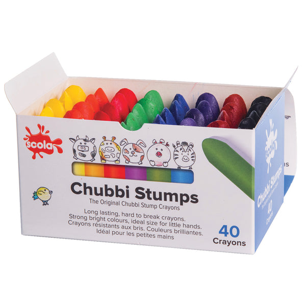 Scola Chubbi Stumps Wax Crayons