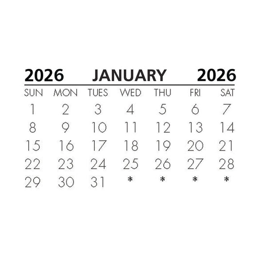 Calendar Tabs 2025