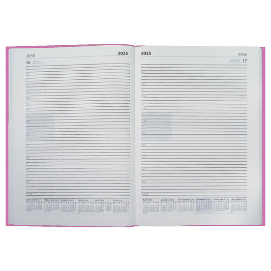 A5 Calendar Desk Diary 2025 One Day To A Page