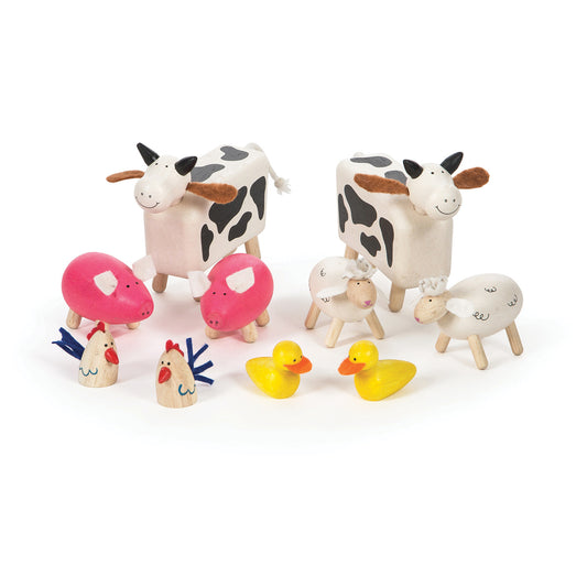 Farm Animals Wooden Set