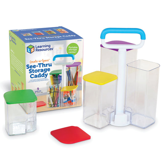 Learning Resources Create-A-Space™ See-Thru Storage Caddy