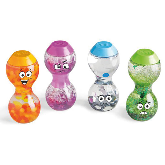 Learning Resources Express Your Feelings Sensory Bottles Set: Excited, Nervous, Lonely & Impatient