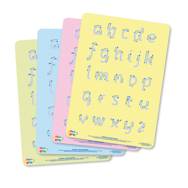 A4 Tinted Letter Formation Flexible Boards