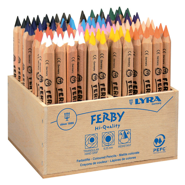LYRA Ferby® Chunky Triangular Coloured Pencils