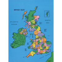British Isles Map Play Mat