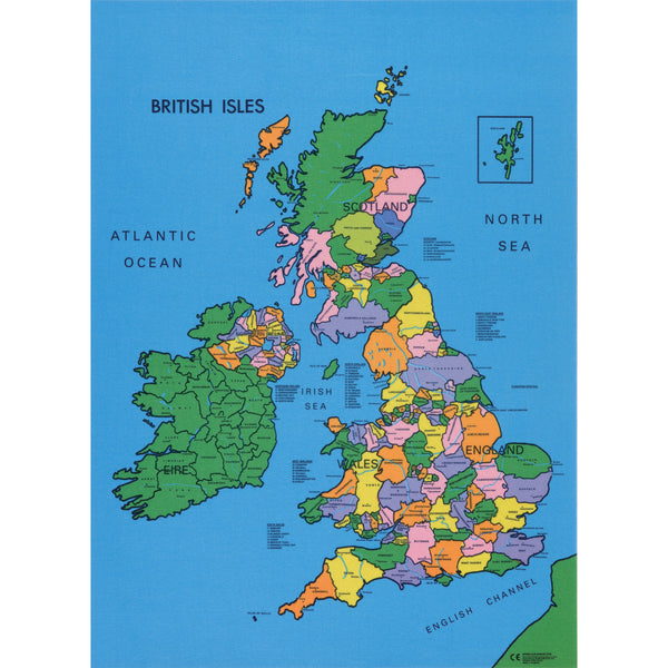 British Isles Map Play Mat