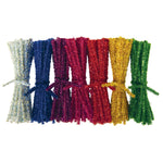 3mm Wide Tinsel Pipe Cleaners