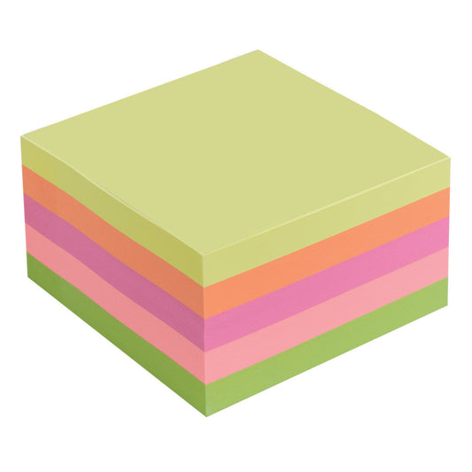 Repositional Neon Cube Notes