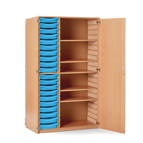 Monarch Education Tray/Stock Cupboard With Full Doors