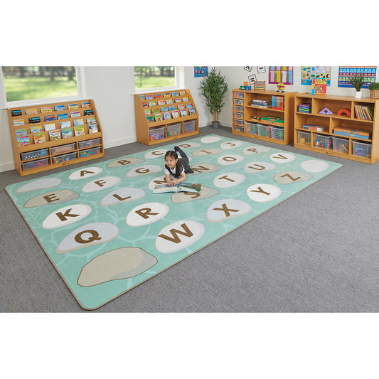 Large Alphabet Rocks Learning Rug