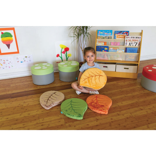 Seasonal Plush Leaf Cushions