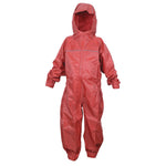 All In One Red Rain Suit