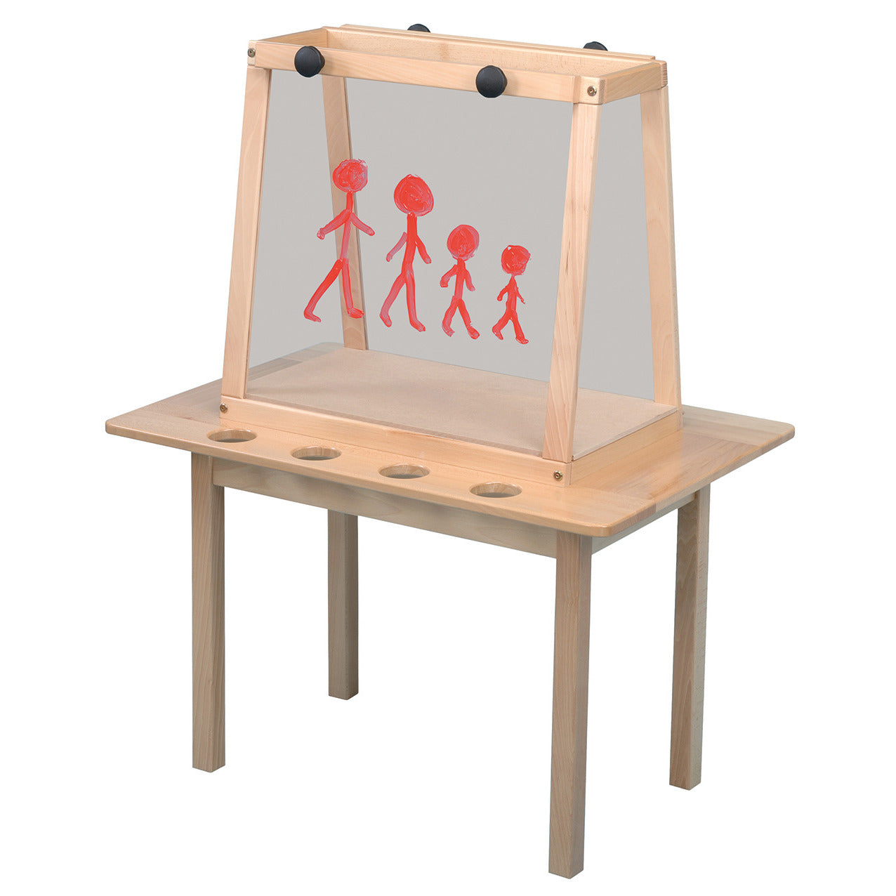 Solid Beech Framed Perspex Easels