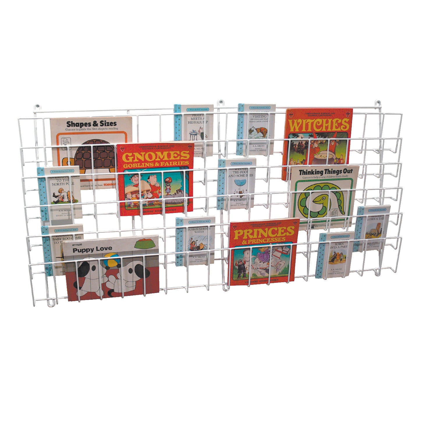 6 Shelf Horizontal Wall Book Rack – Eduzone Ltd