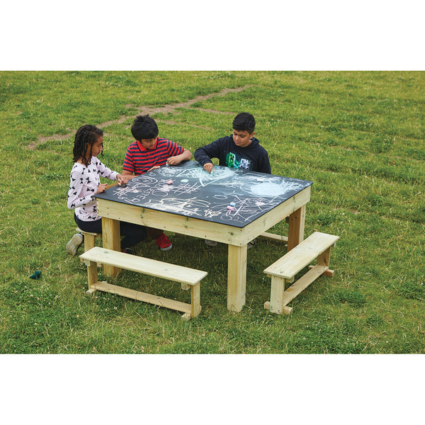Chalkboard Table & Benches