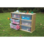 Duraplay Outdoor Range - Storage With 6 Clear Trays