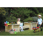 Wooden Garden Range - Planter & Bench Combo