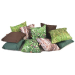 Set of 10 Indoor/Outdoor 400mm Square Cushions with Bag