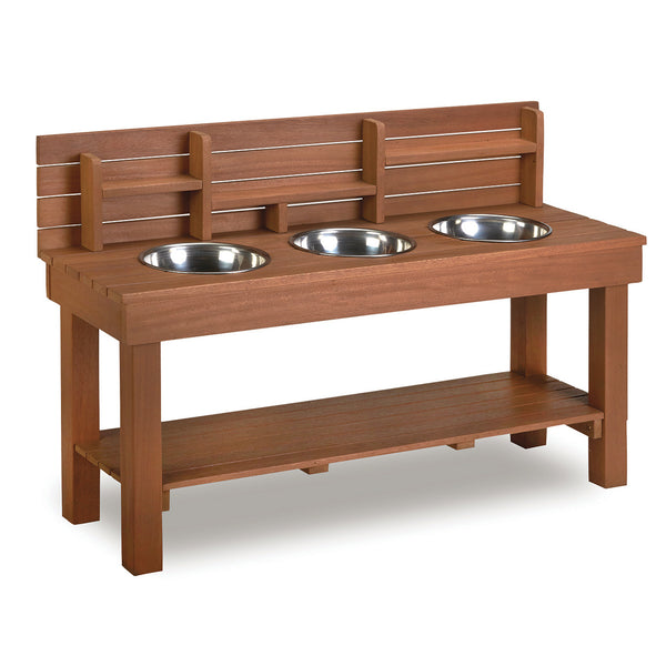 Outdoor Learning Kitchen with 3 Bowls