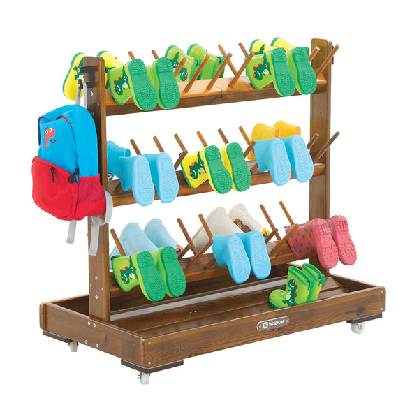 Outdoor Mobile Welly/Shoe Rack