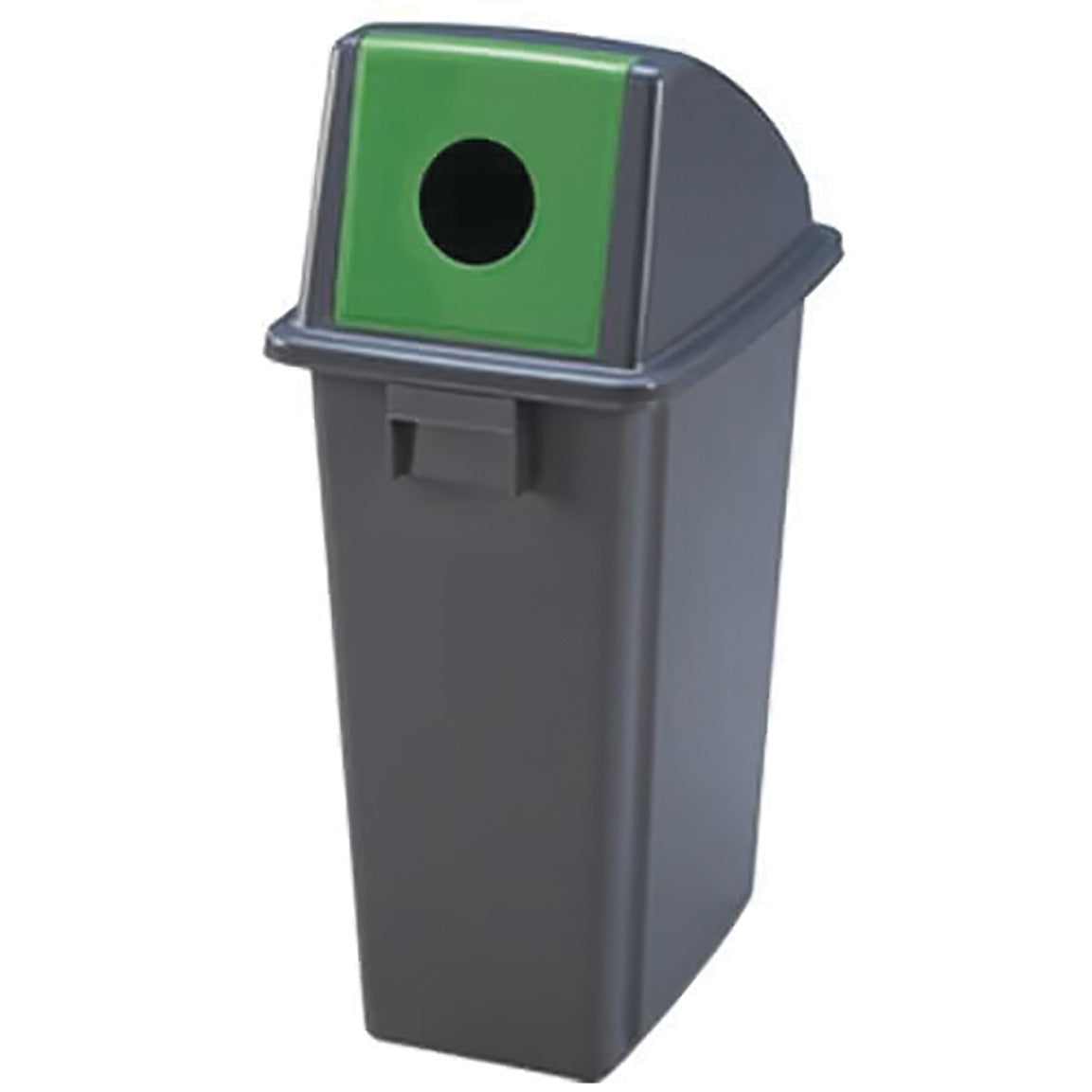 Waste Separation Bin Green Lid 80L