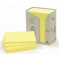 Post-it® Canary Yellow™ Recycled Sticky Notes