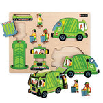 Waste Lorry 3D Cut-out