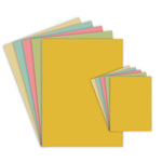 Assorted Recycled Pastel Card