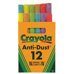 Crayola Anti-Dust Coloured Chalk