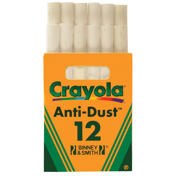 Crayola Anti-Dust White Chalk