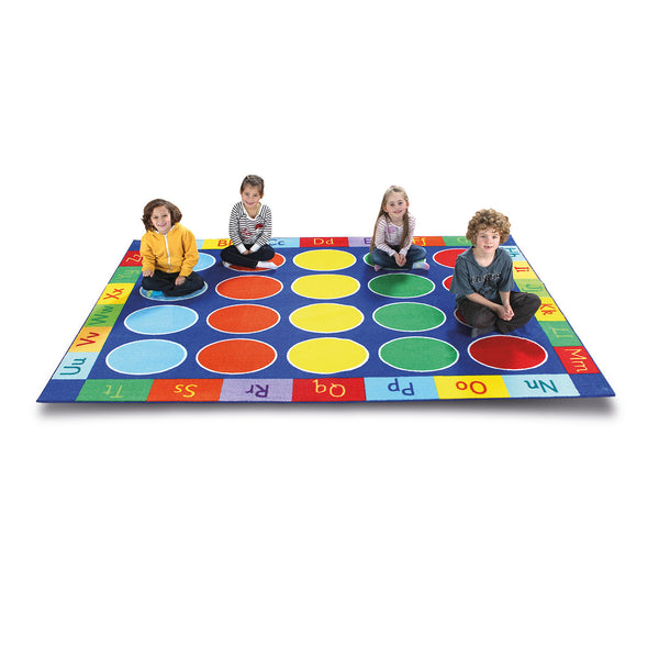 Kit For Kids Rectangular Rainbow™ ABC Carpet
